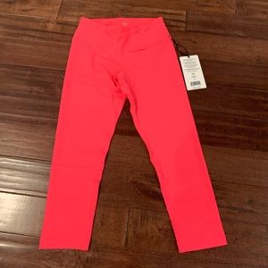 90 Degrees by Reflex hot pink legging Small NWT